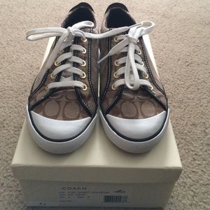 Brown Barrett coach sneakers